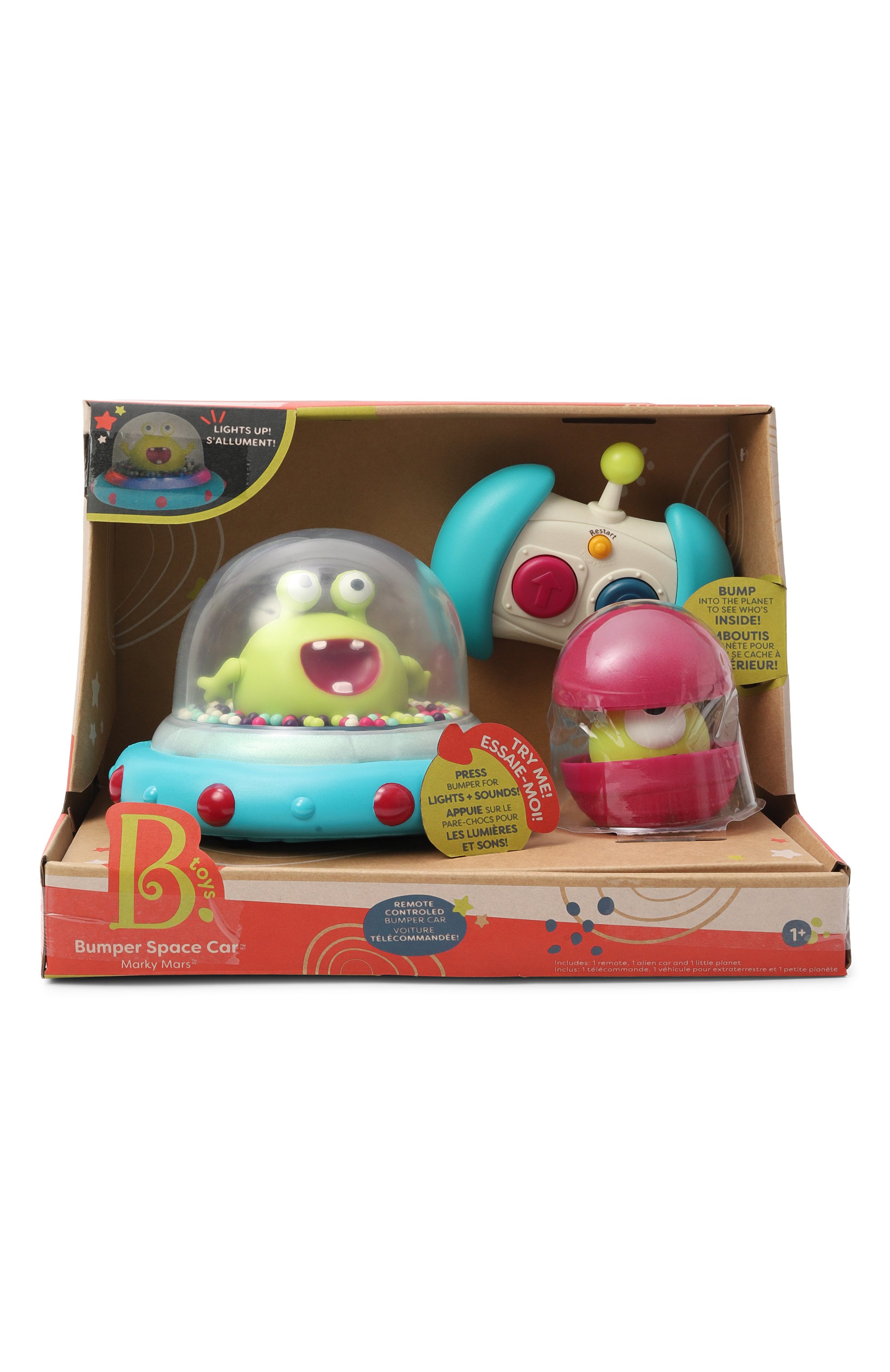 Машинка на пульте управления нло с инепланетянином B.TOYS, арт. B1573, фото 1