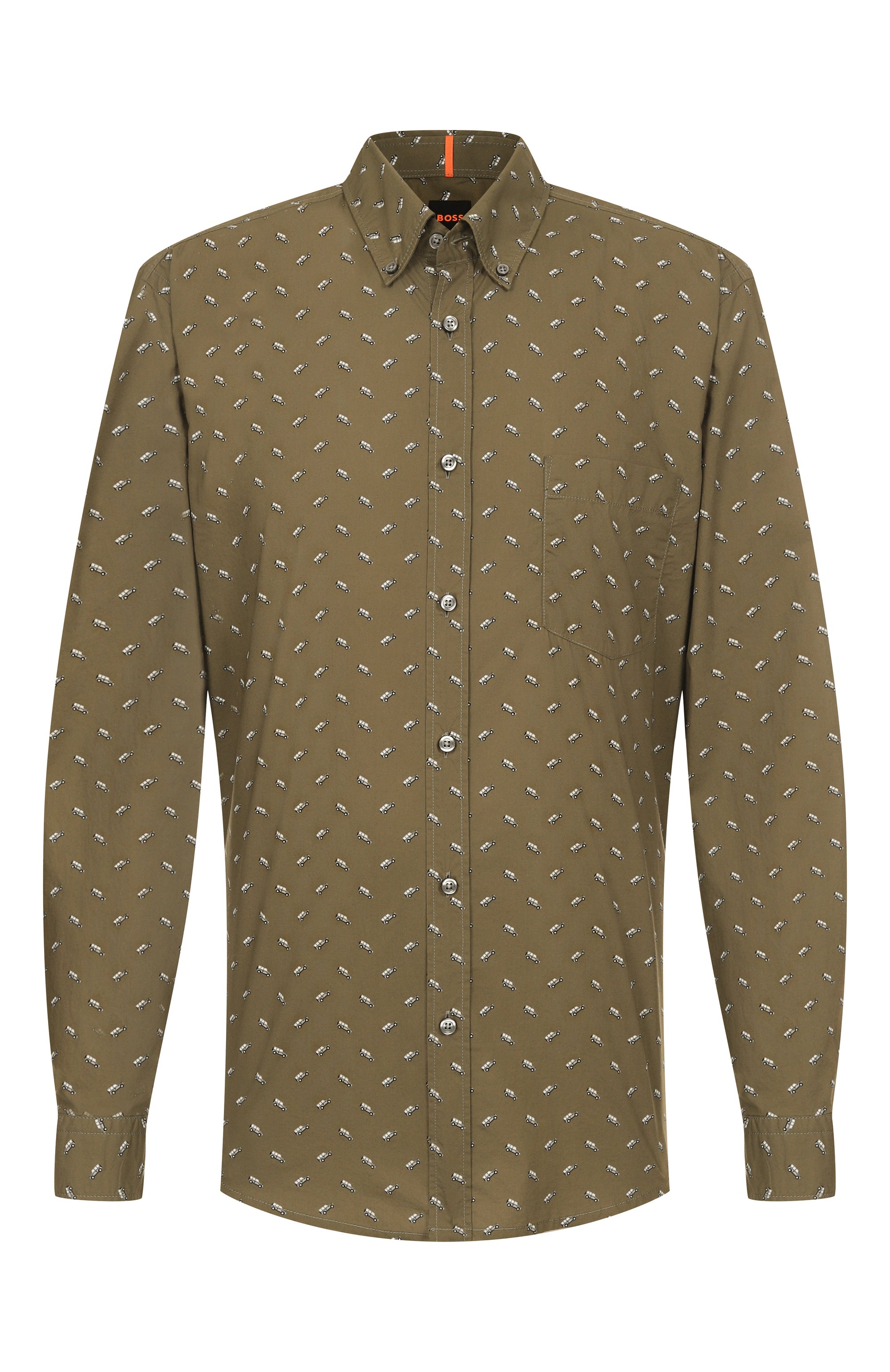 Хлопковая рубашка BOSS ORANGE, арт. 50543513, фото 1