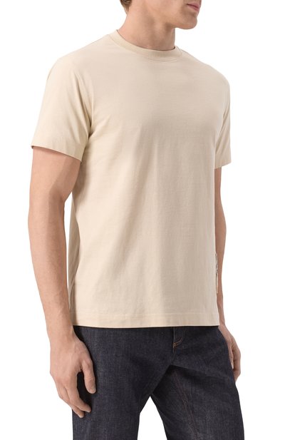 Хлопковая футболка BURBERRY, арт. 8103508, фото 3