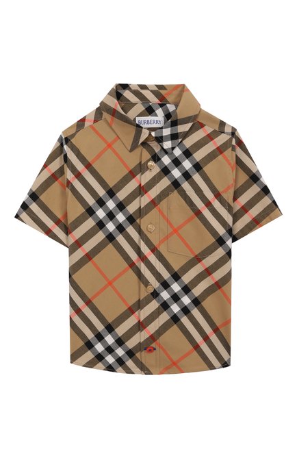 Хлопковая рубашка BURBERRY, арт. 8089807