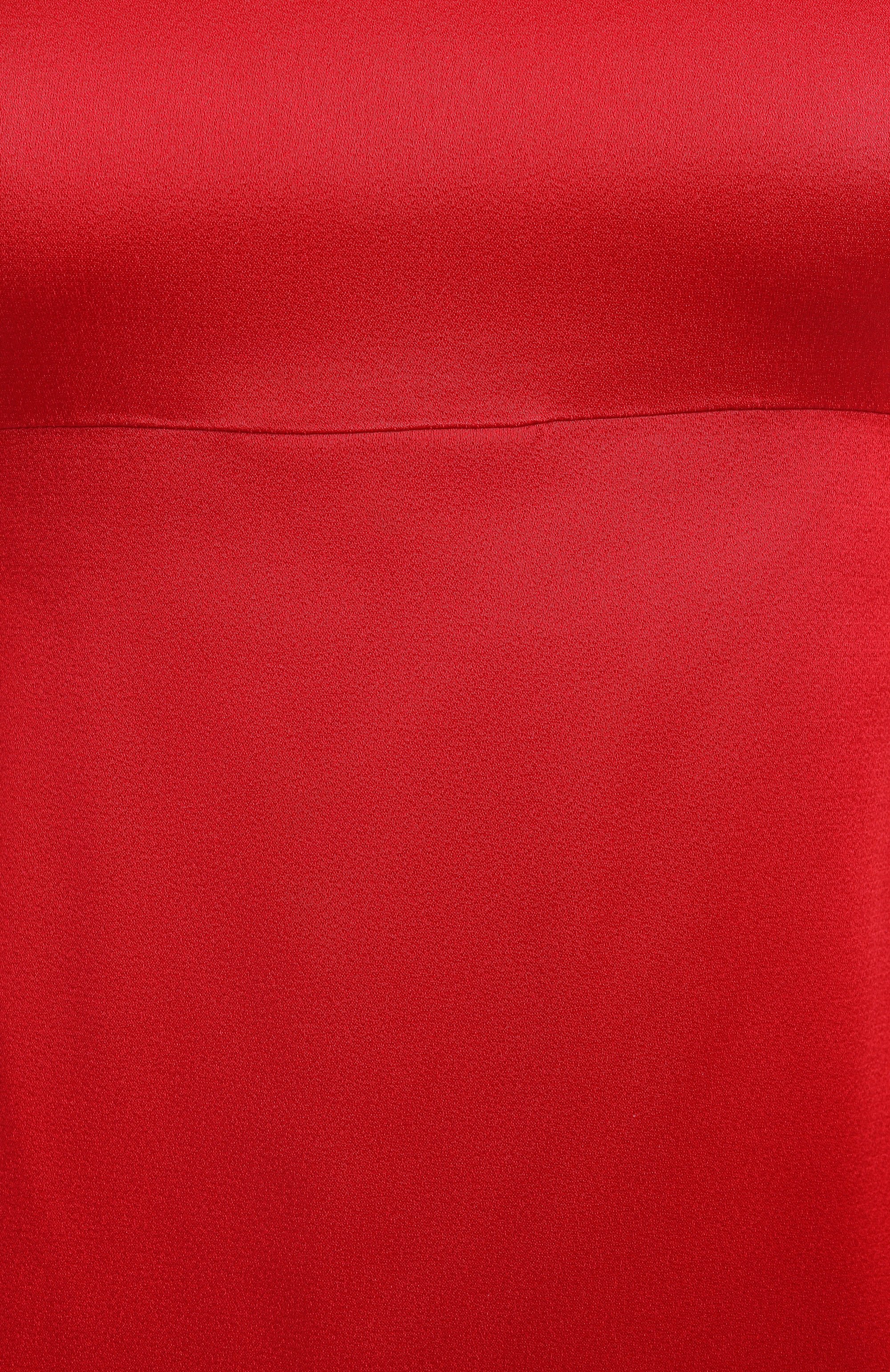 Атласное платье MAX MARA STUDIO красного цвета по цене 87550 руб., арт. DEDE, фото 6 Атласное платье MAX MARA STUDIO, арт. DEDE, фото 6