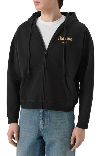 Хлопковая толстовка PLANTA ROSA, арт. PR/HZ013/IDYLLIC-POCKET/370VELVET, фото 4