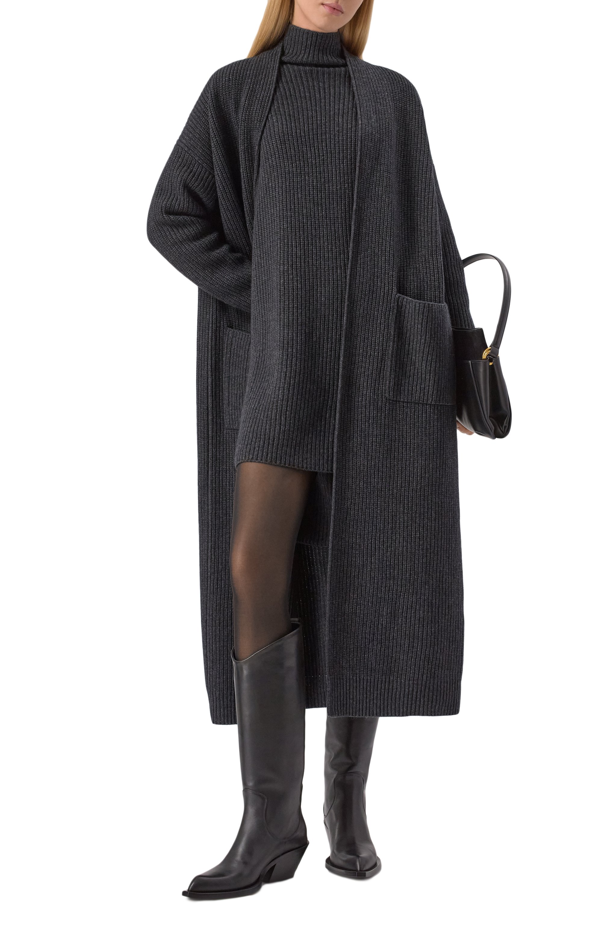 Платье из шерсти и кашемира MIDGARD PARIS, арт. DS74WL-OS-BK, фото 2