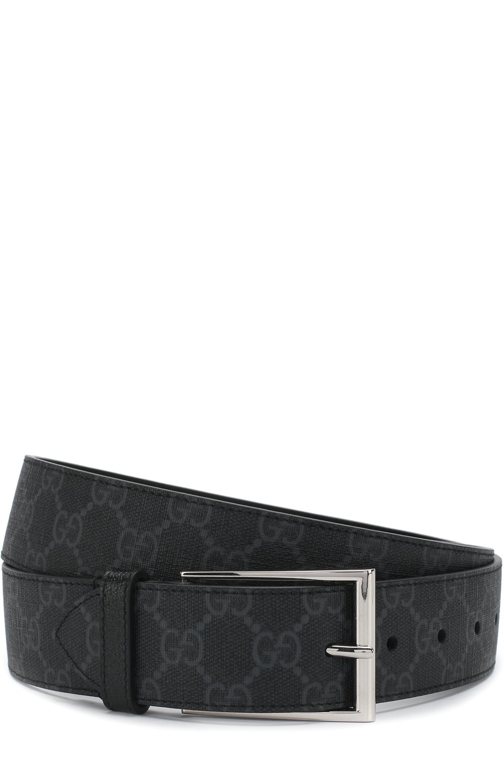 Ремень gg supreme с металлической пряжкой GUCCI черного цвета по цене 36500 руб., арт. 474314/K9GSN, фото 1 Ремень gg supreme с металлической пряжкой GUCCI, арт. 474314/K9GSN, фото 1