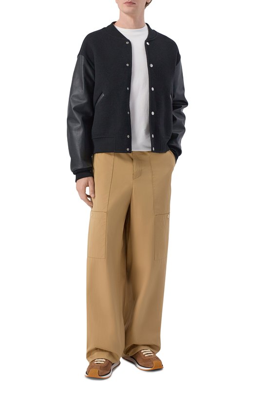 Хлопковые брюки-карго Jil Sander J47KA0295/J45292 Бежевый  J47KA0295/J45292 Фото 2