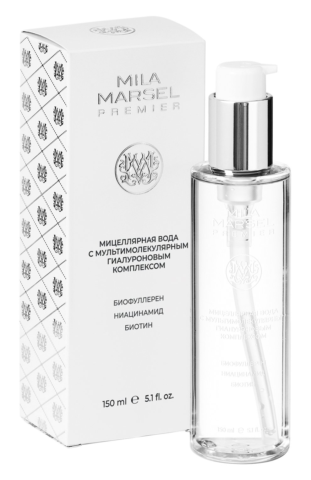 Мицеллярная вода mila marsel premier (150ml) MILAMARSEL бесцветного цвета по цене 4800 руб., арт. 4630225090850, фото 3 Мицеллярная вода mila marsel premier (150ml) MILAMARSEL, арт. 4630225090850, фото 3