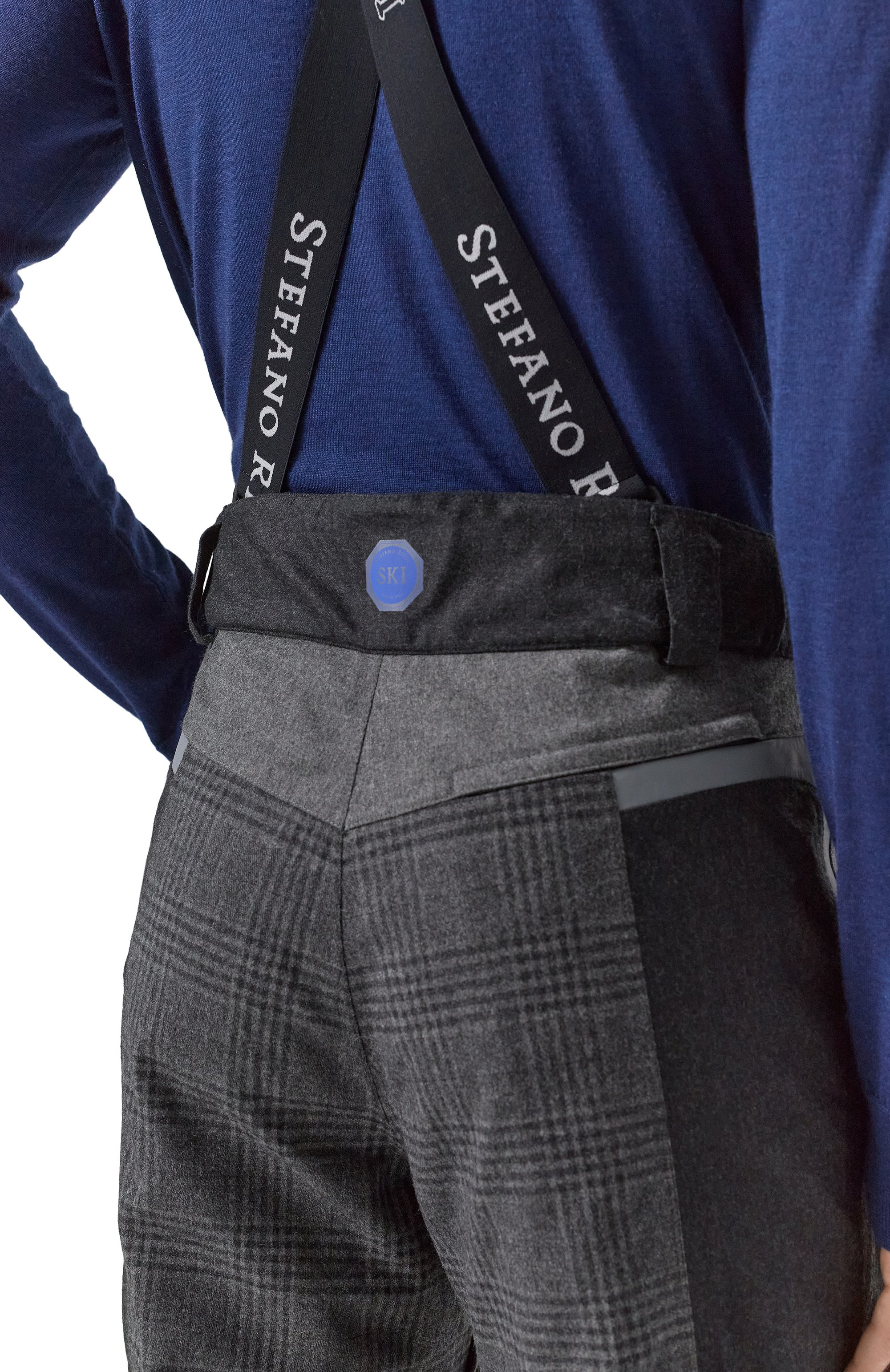 Шерстяные брюки STEFANO RICCI темно-серого цвета по цене 539500 руб., арт. MHT6S40040/HN0026, фото 5 Шерстяные брюки STEFANO RICCI, арт. MHT6S40040/HN0026, фото 5