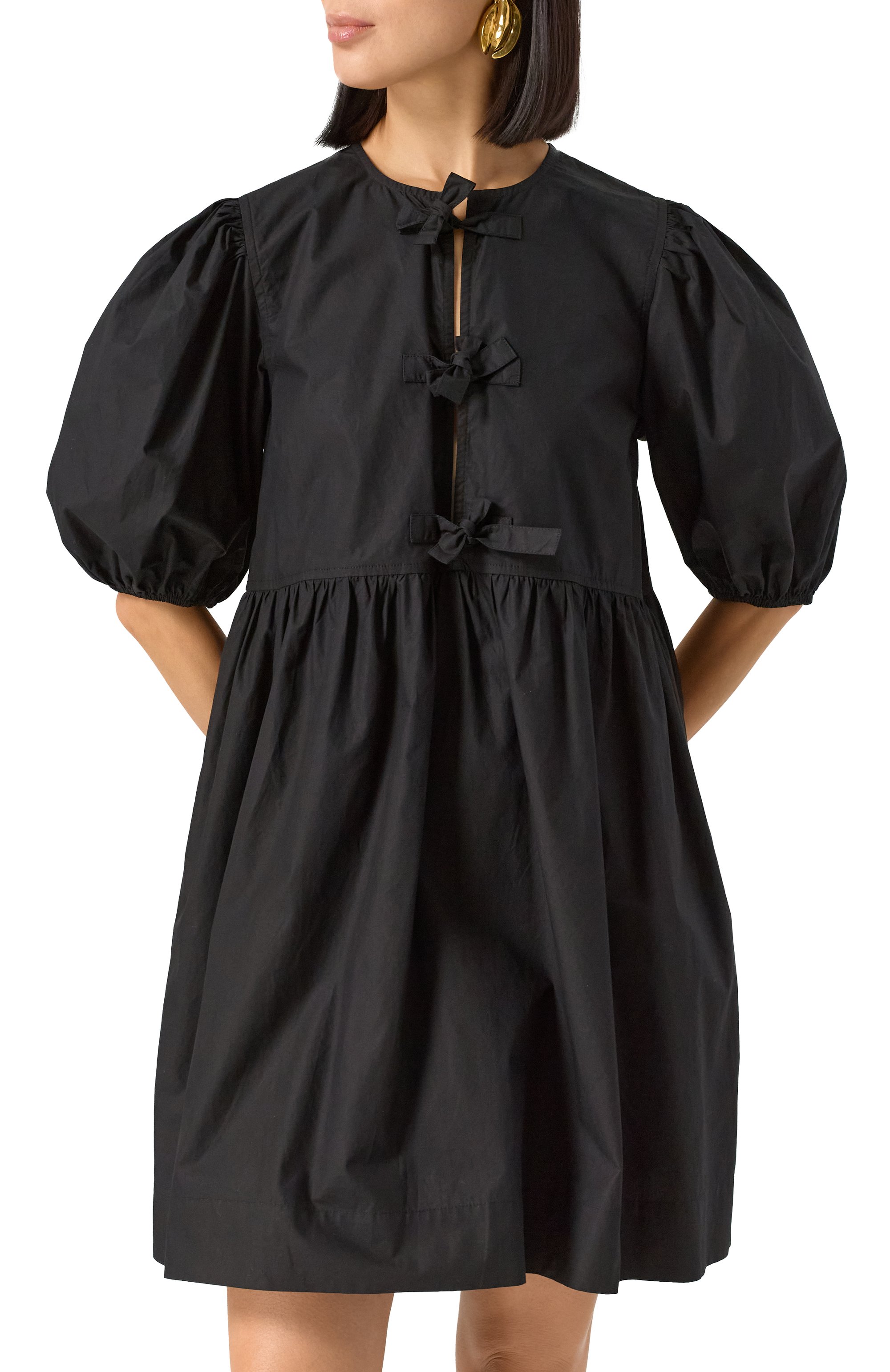 Хлопковое платье GANNI, арт. F9005, фото 3