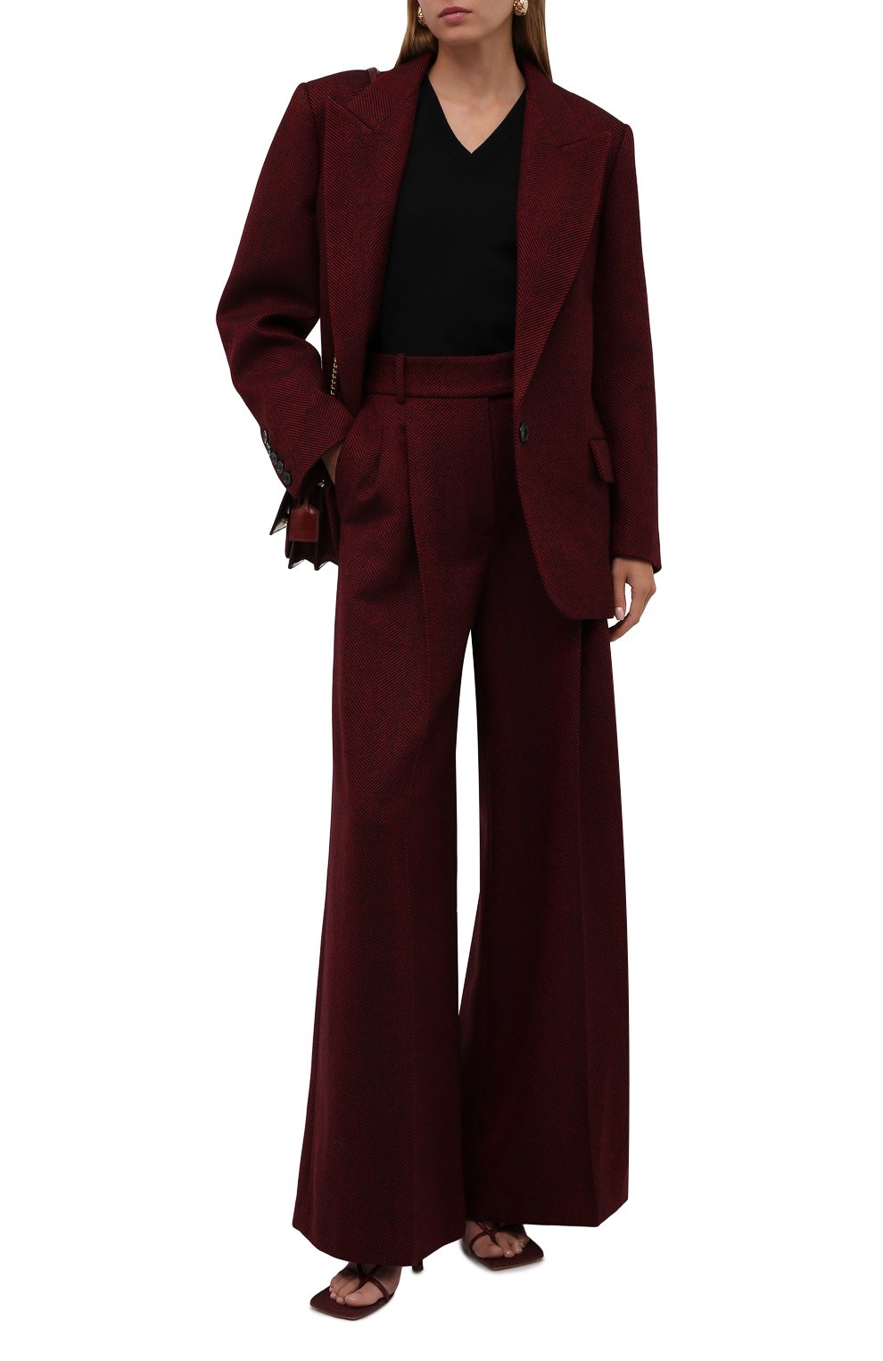 Шерстяные брюки ALEXANDRE VAUTHIER, арт. 213PA1350 1503-213, фото 2