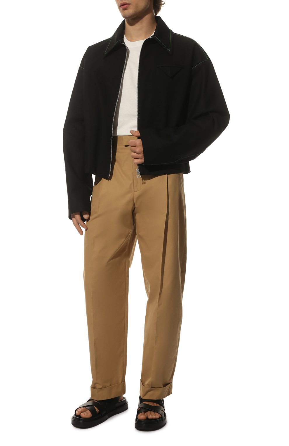 Хлопковые брюки BOTTEGA VENETA, арт. 685253/VKEC0, фото 2