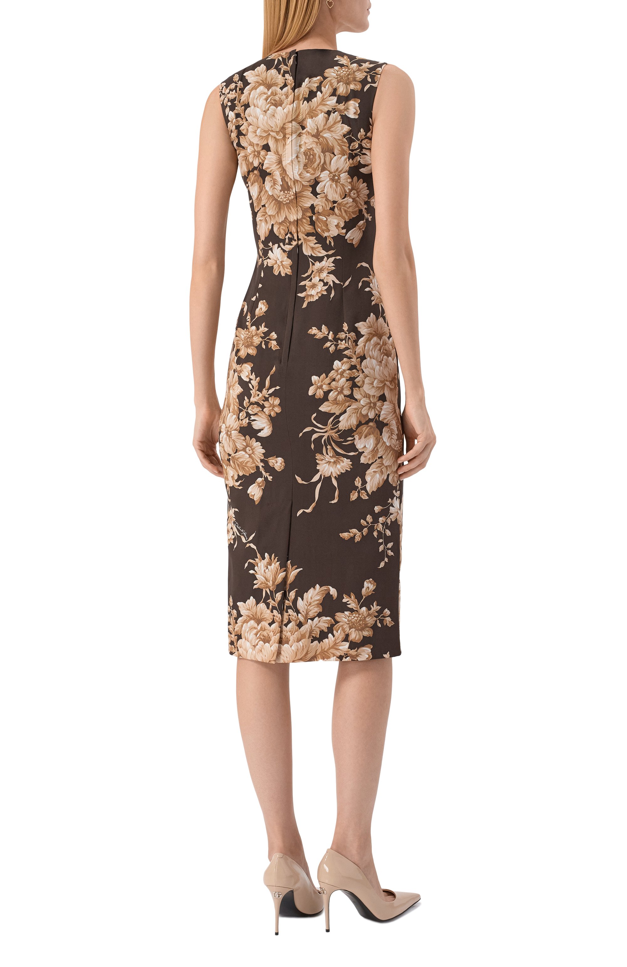 Шелковое платье DOLCE & GABBANA, арт. F6GAST/FSA7Y, фото 4