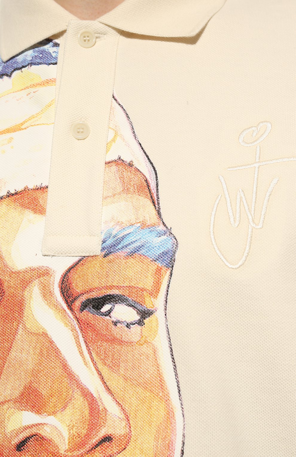 Хлопковое поло jw anderson x pol anglada JW ANDERSON, арт. J00080 PG0476, фото 5