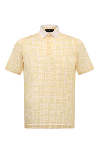Мужская хлопковое поло ZILLI, арт. KBP002M0110VZLU00