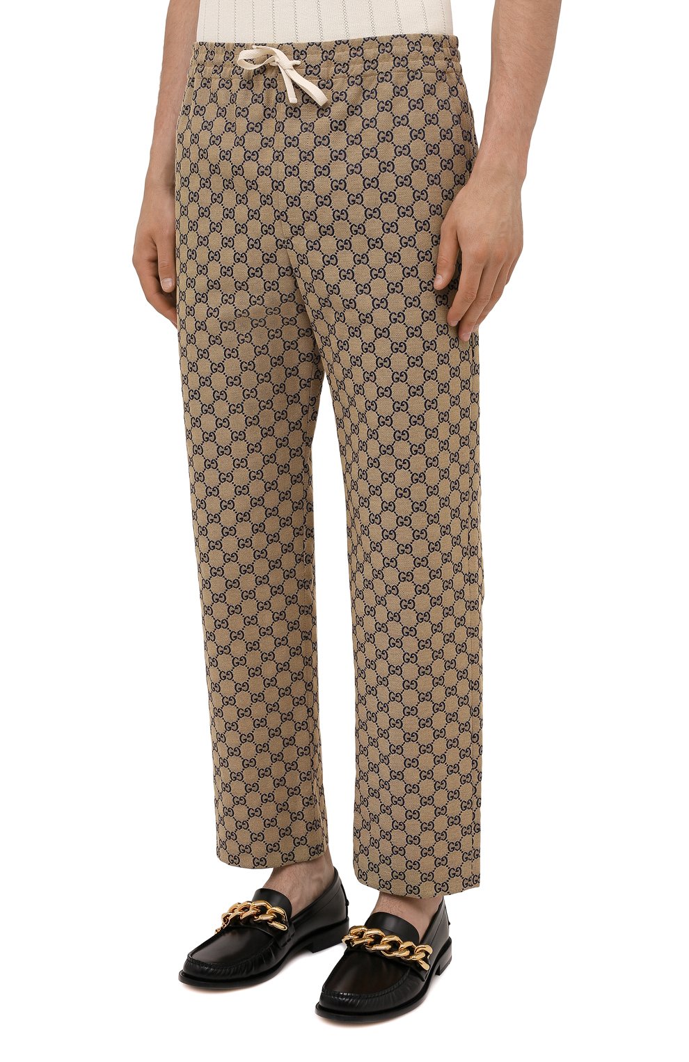 Хлопковые брюки GUCCI, арт. 658090/Z8A0V, фото 3