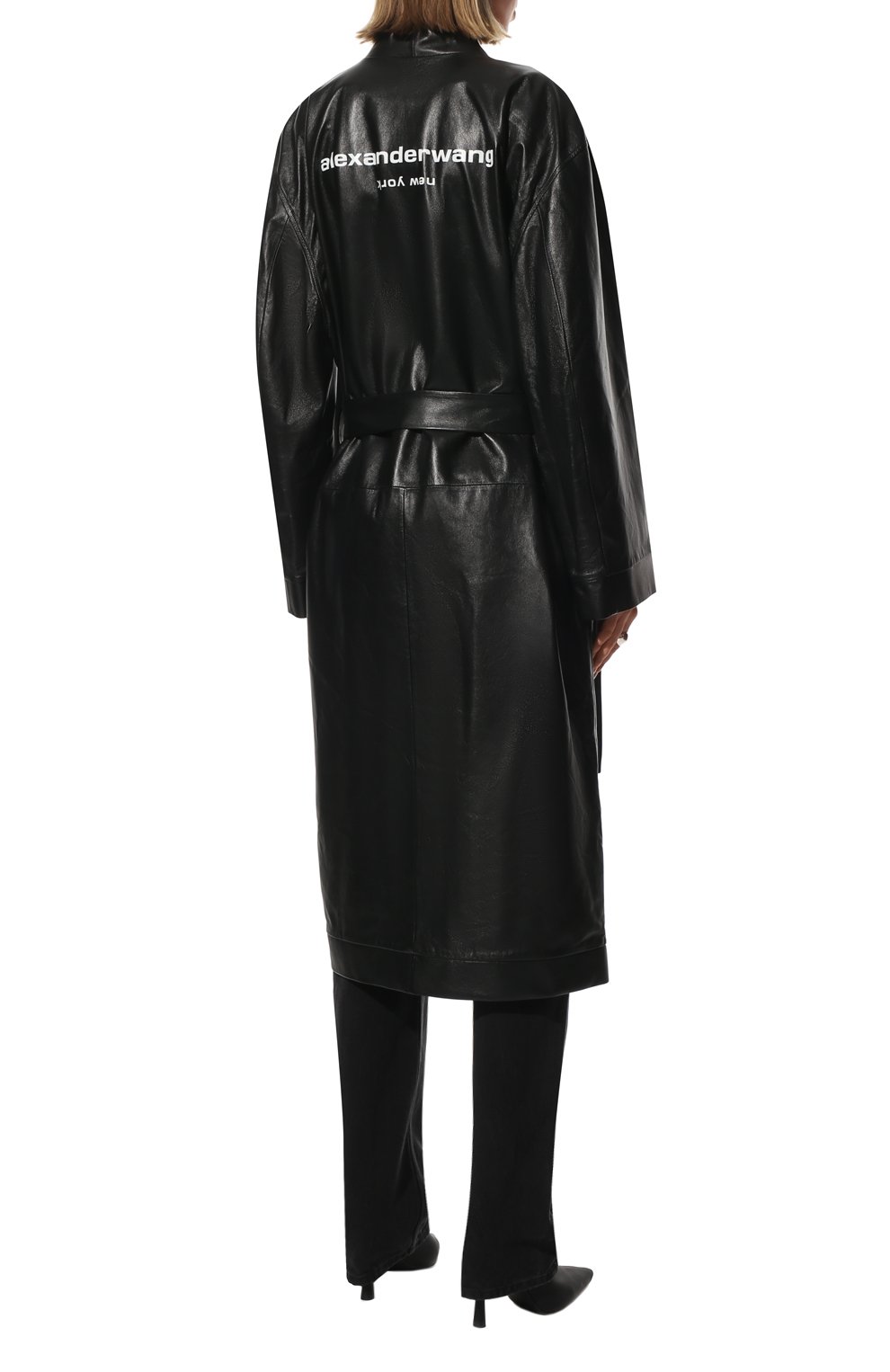 Кожаное пальто ALEXANDER WANG, арт. 1WC1222351, фото 4