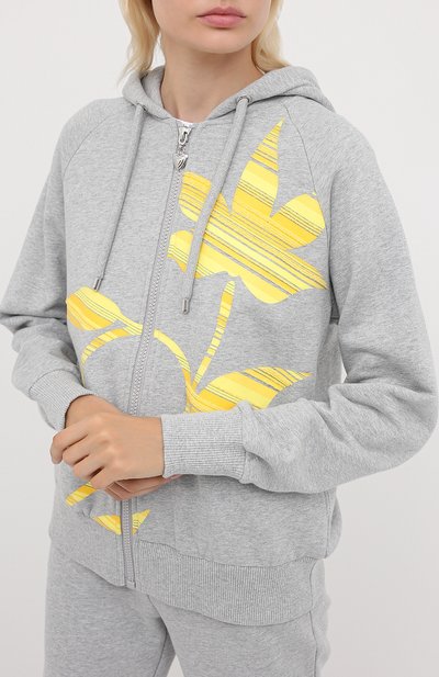 Хлопковая толстовка ESCADA SPORT серого цвета по цене 44350 руб., арт. 5033926, фото 3 Хлопковая толстовка ESCADA SPORT, арт. 5033926, фото 3