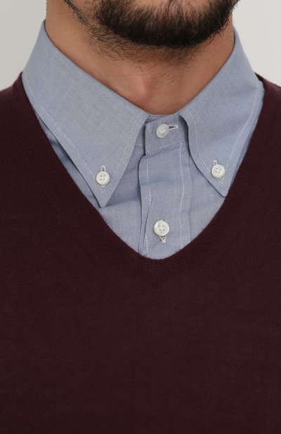 Кашемировый пуловер тонкой вязки LORO PIANA, арт. FAG1216, фото 5