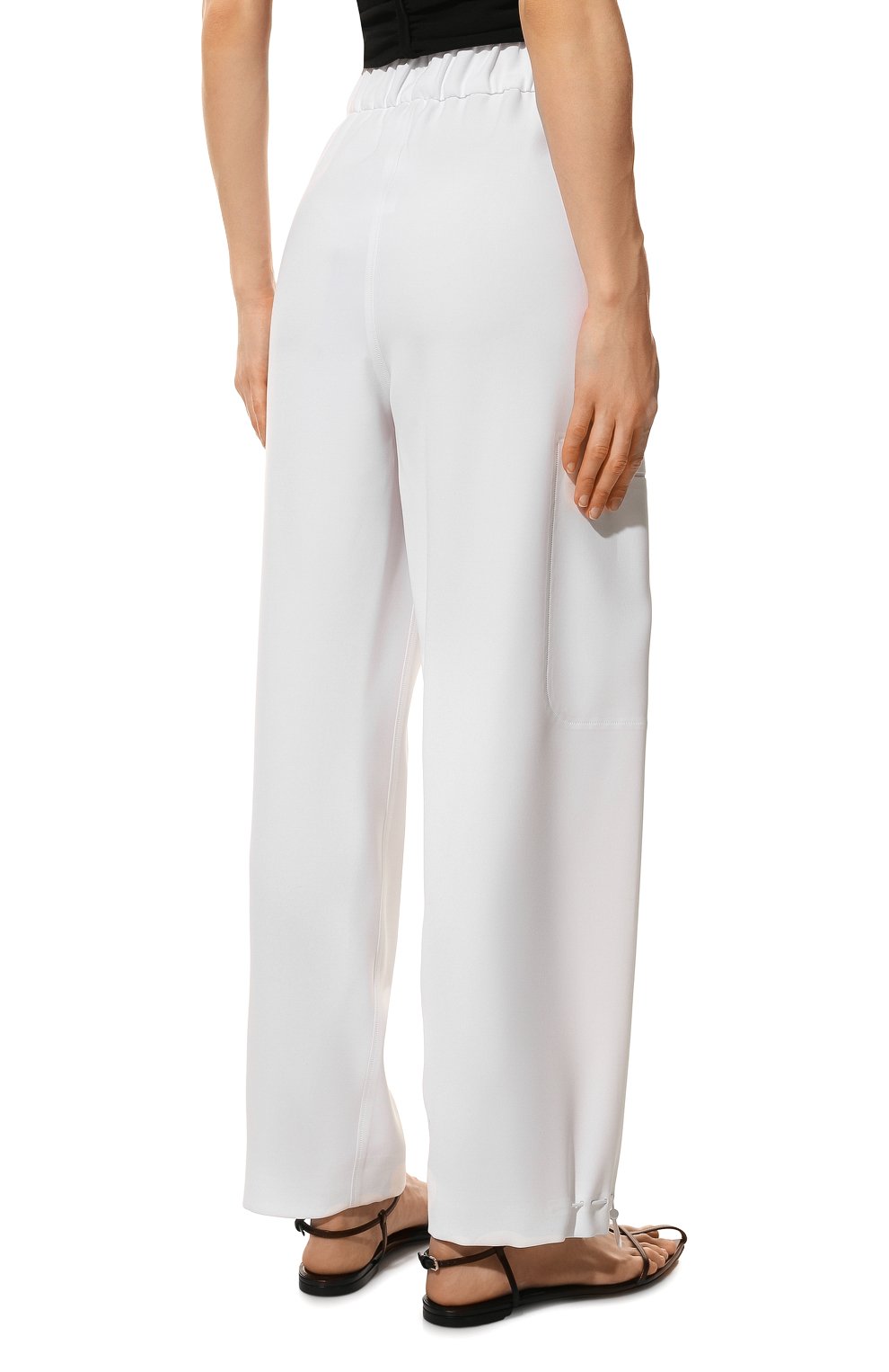 Брюки GIORGIO ARMANI белого цвета по цене 172000 руб., арт. 2SHPP0LS/T002M, фото 4 Брюки GIORGIO ARMANI, арт. 2SHPP0LS/T002M, фото 4