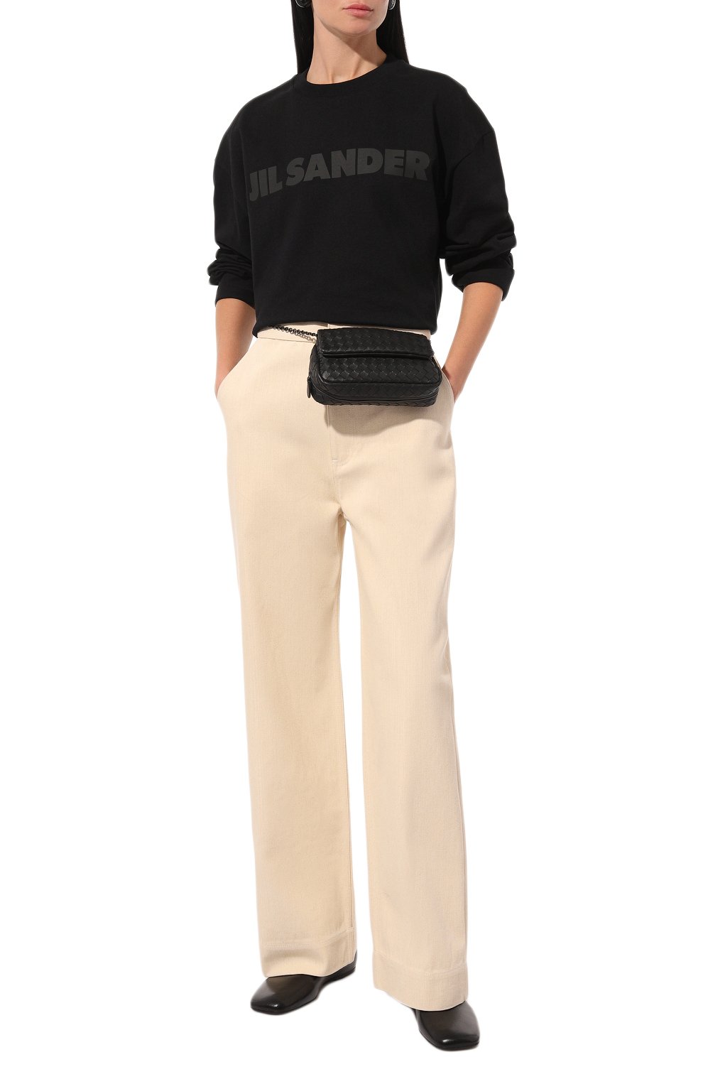 Хлопковый лонгслив JIL SANDER, арт. J03GC0136/J20243, фото 2