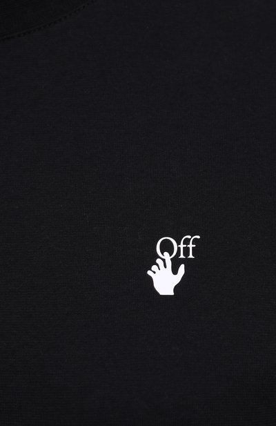 Хлопковая футболка OFF-WHITE, арт. 0WAA049E20JER0091055, фото 5