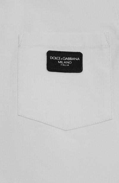 Хлопковая рубашка DOLCE & GABBANA, арт. L44S07/G7M4B/8-14, фото 3