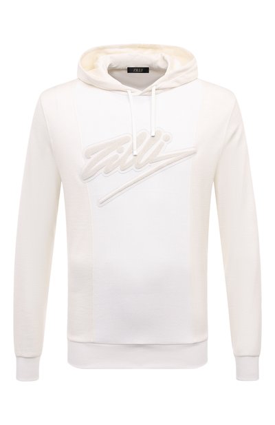 Мужской худи из хлопка и шелка ZILLI, арт. JSS012M0144VFS000