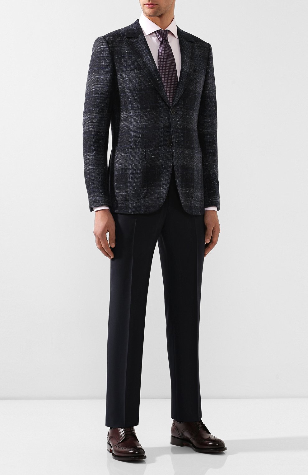 Хлопковая сорочка ZEGNA, арт. 402302/9NS0LB, фото 2