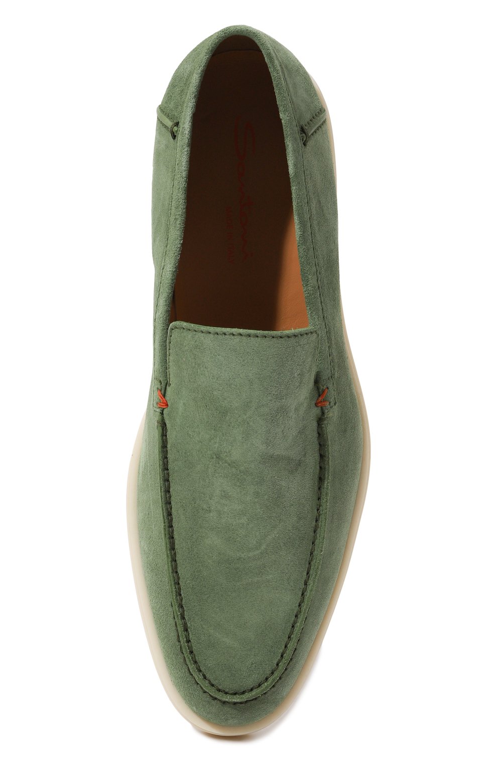 Замшевые лоферы detroit SANTONI, арт. MGDG17824TICVSG1V36, фото 6