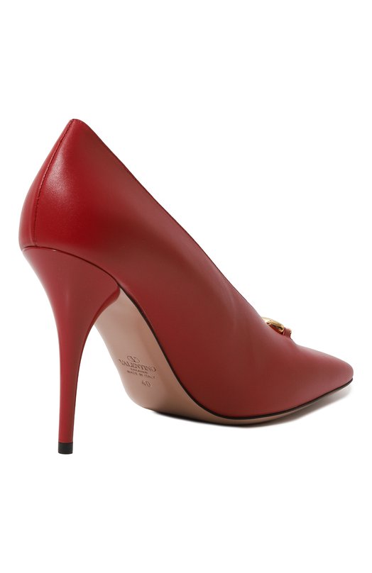 Кожаные туфли VLogo Studio Valentino 5W2S0JT5/EEY Красный  5W2S0JT5/EEY Фото 5