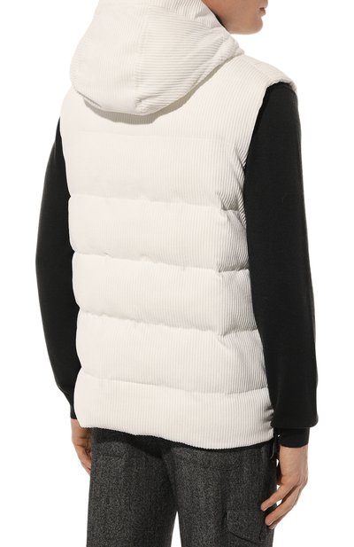 Утепленный жилет из вельвета KITON, арт. UGK079K0234F, фото 4