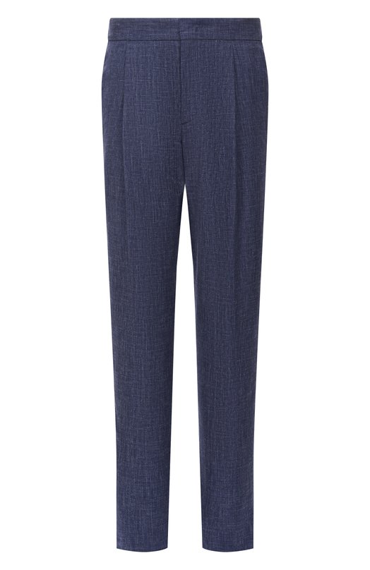 Брюки из шерсти и шелка Giorgio Armani GM001193/TE13965 Синий GM001193/TE13965