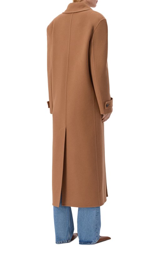 Пальто из кашемира и шерсти Saint Laurent 835063/Y2H32 Бежевый  835063/Y2H32 Фото 4