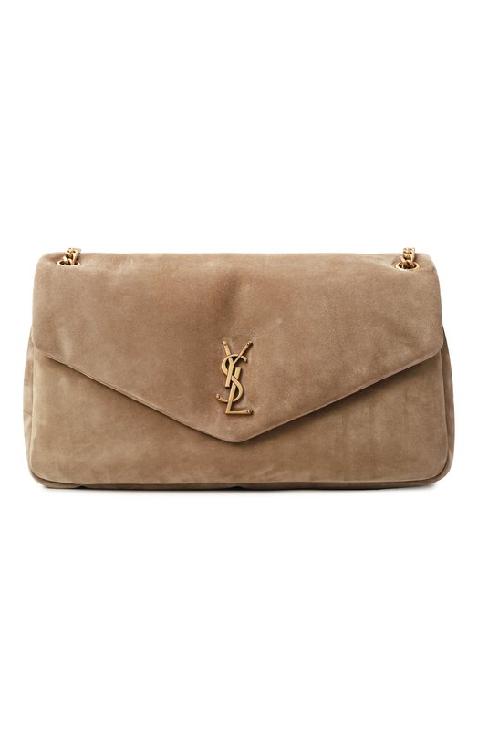 Сумка Calypso large Saint Laurent 777399/1U80W Бежевый 777399/1U80W