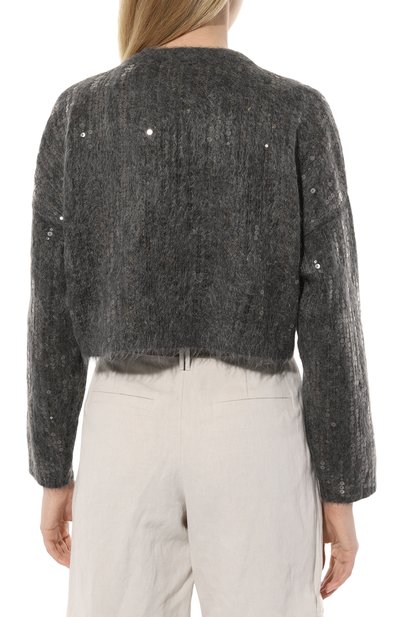 Свитер из шерсти и кашемира BRUNELLO CUCINELLI, арт. MBP143000, фото 4