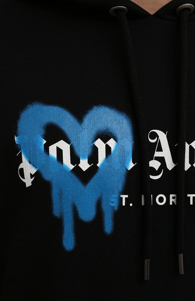 Хлопковое худи PALM ANGELS, арт. PMBB003F21FLE0011045, фото 5