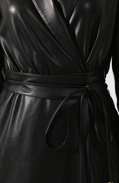 Платье NANUSHKA, арт. EMERY_BLACK_VEGAN LEATHER, фото 5