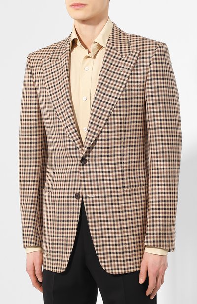 Пиджак из смеси шерсти и шелка TOM FORD, арт. 539R26/11HA40, фото 3