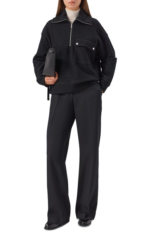 Свитшот Jil Sander J40GU0124/J41423 Чёрный  J40GU0124/J41423 Фото 2