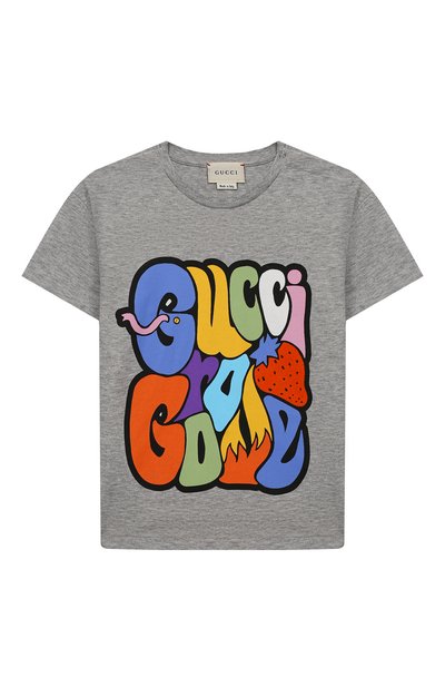 Хлопковая футболка GUCCI, арт. 581019/XJBI9, фото 1