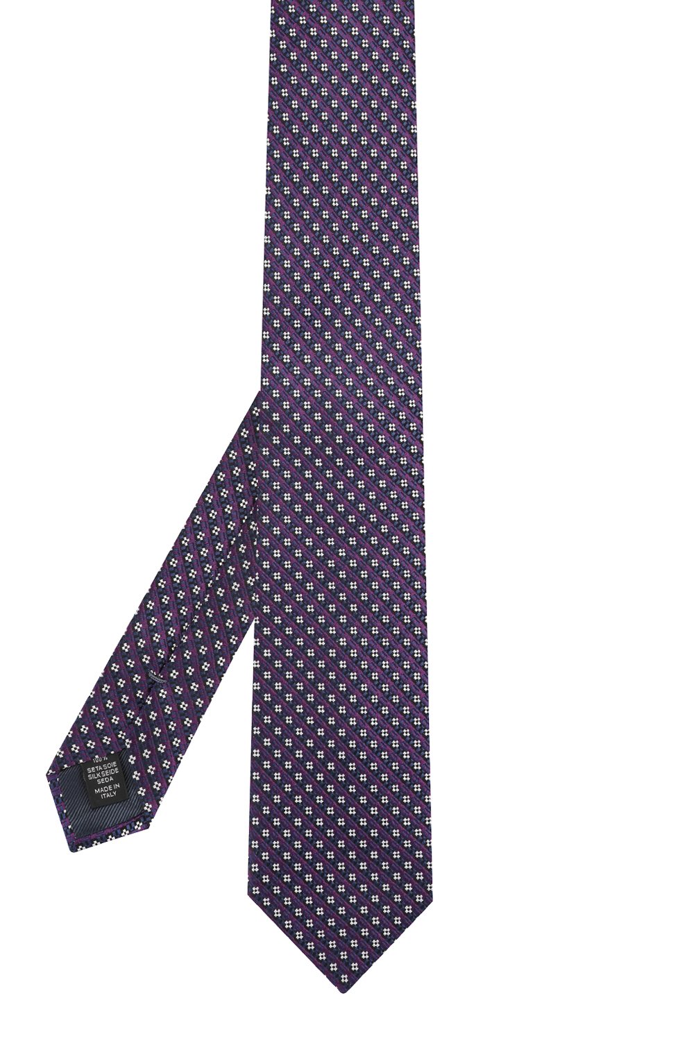 Шелковый галстук с узором ZEGNA, арт. Z9D371L8, фото 2
