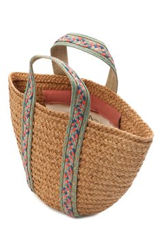 Женская сумка bondi medium SANS-ARCIDET бежевого цвета, арт. B0NDI BAG S21/M | Фото 4 (Размер: medium; Нос: Не проставлено; Материал: Рафия)