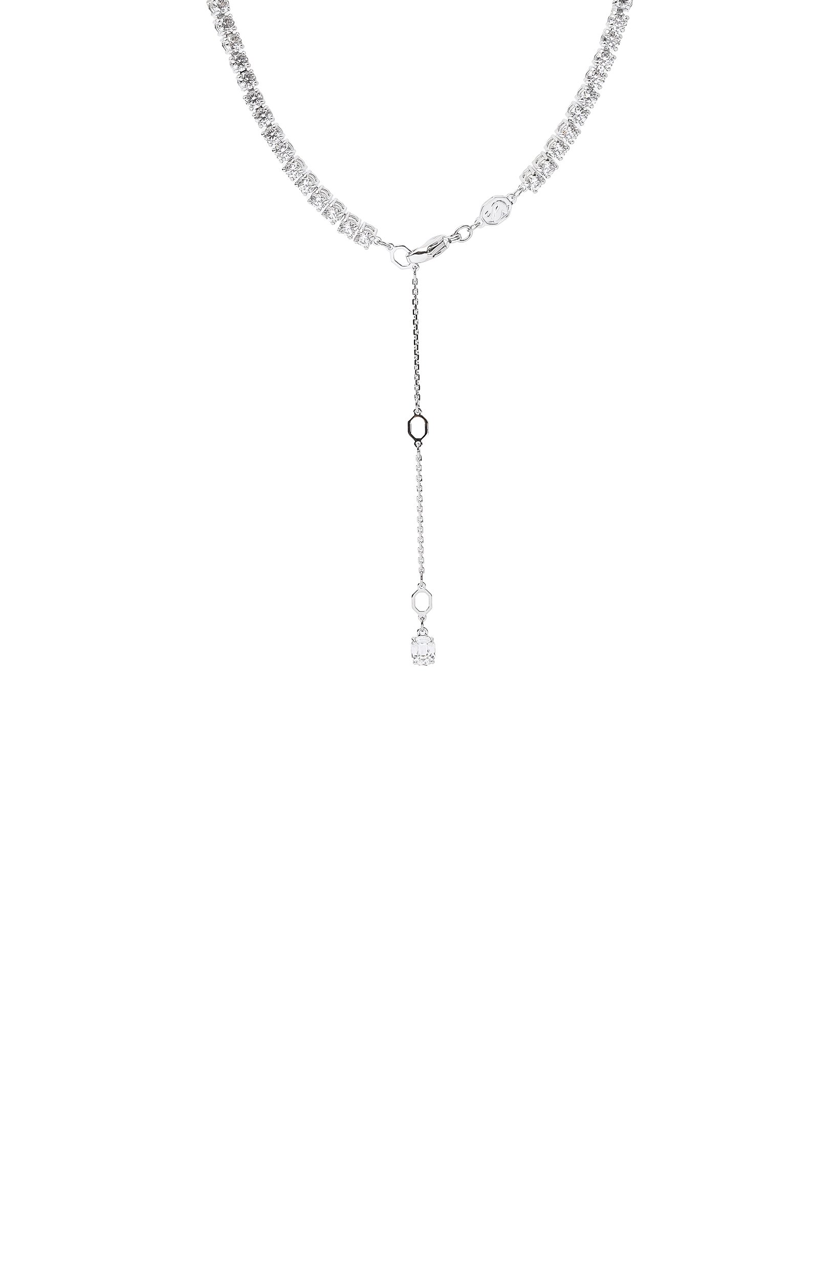 Колье matrix SWAROVSKI серебряного цвета по цене 66200 руб., арт. 5707988, фото 4 Колье matrix SWAROVSKI, арт. 5707988, фото 4
