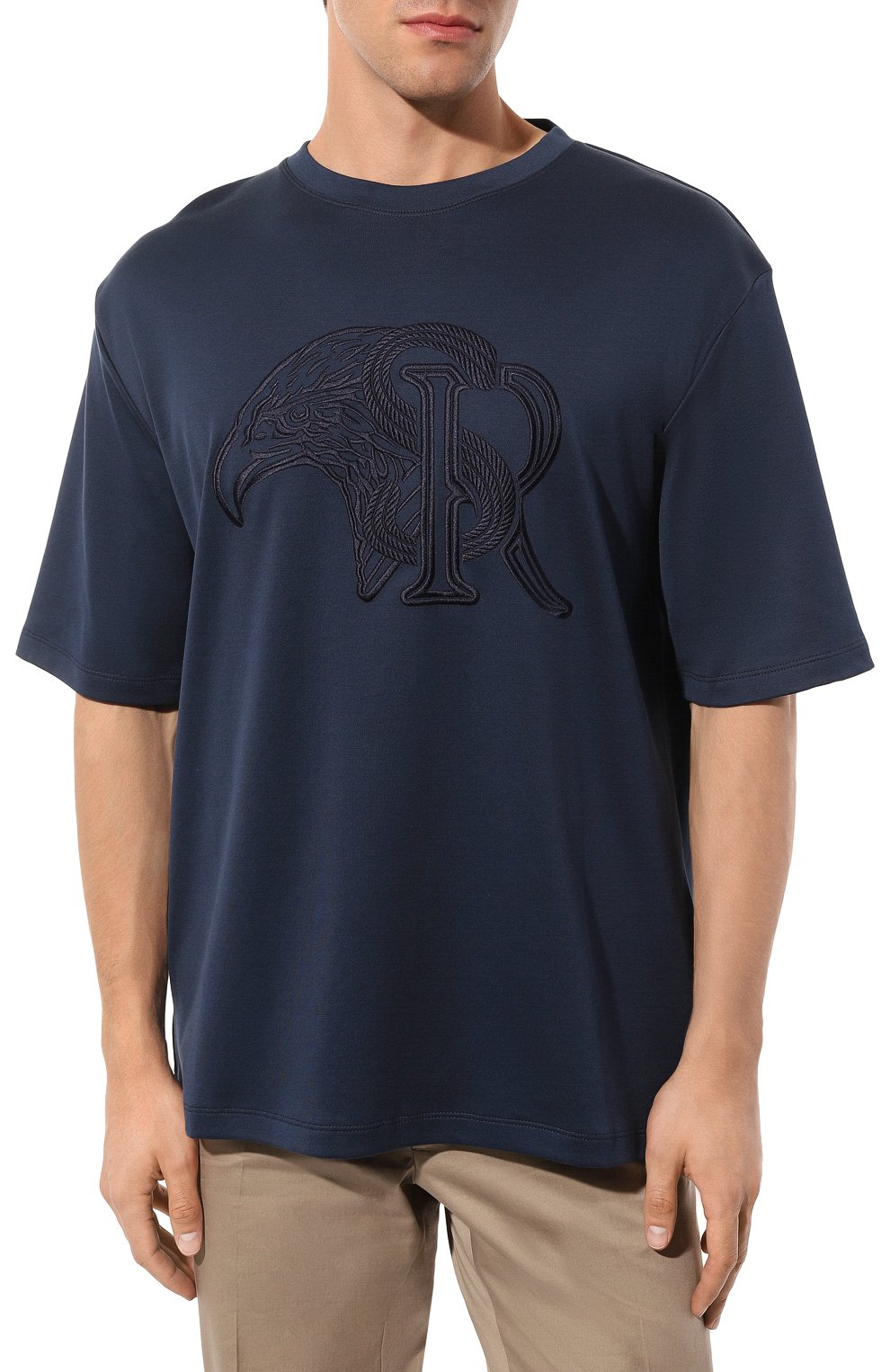 Хлопковая футболка STEFANO RICCI, арт. MNH3302660/LUXT, фото 3