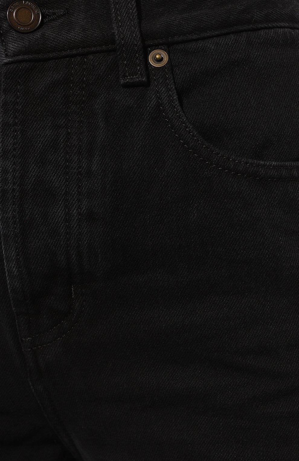 Джинсы SAINT LAURENT черного цвета по цене 110000 руб., арт. 771399/Y16PF, фото 5 Джинсы SAINT LAURENT, арт. 771399/Y16PF, фото 5