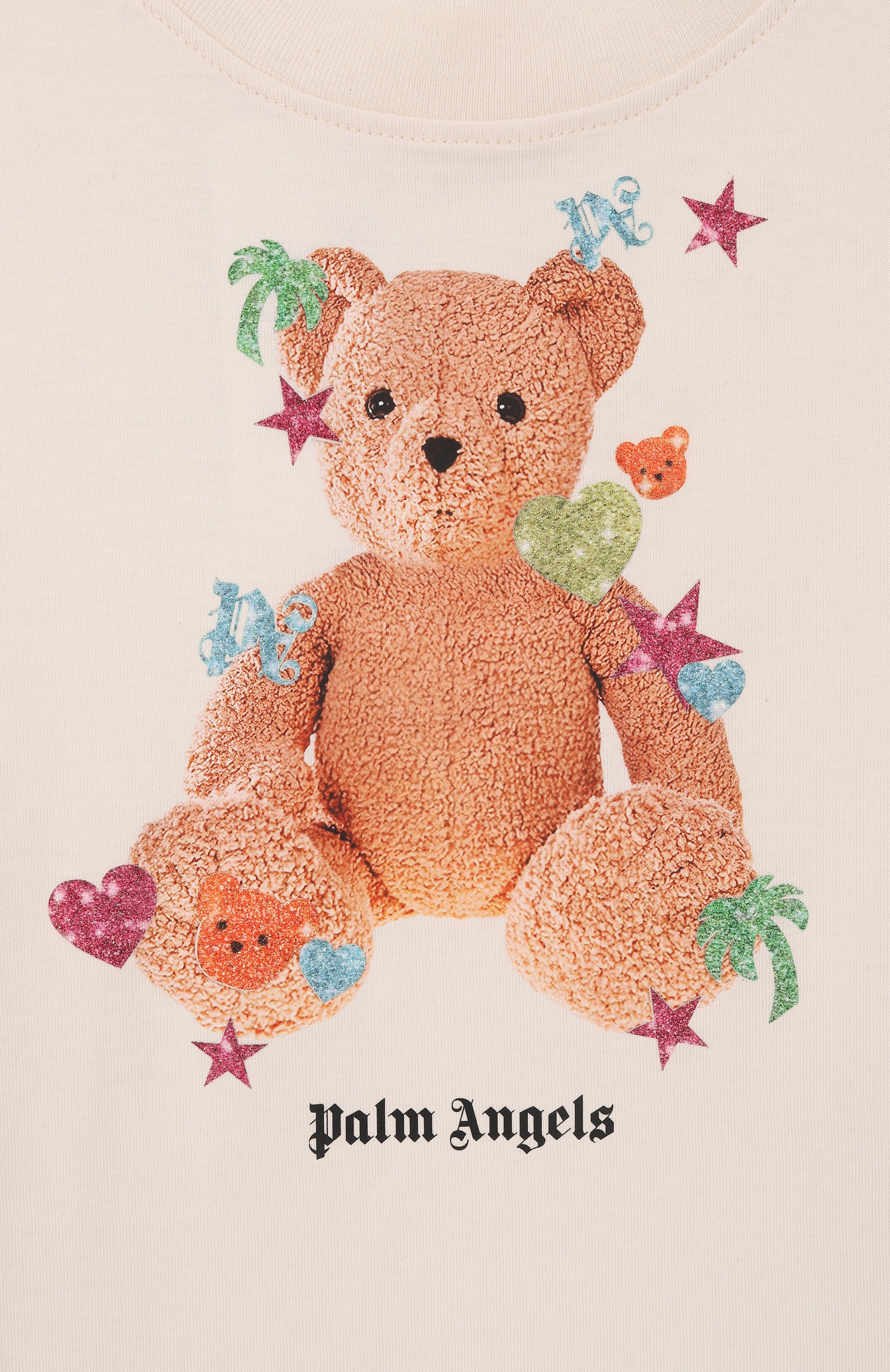 Хлопковая футболка PALM ANGELS, арт. PGAA002S26JER006, фото 3