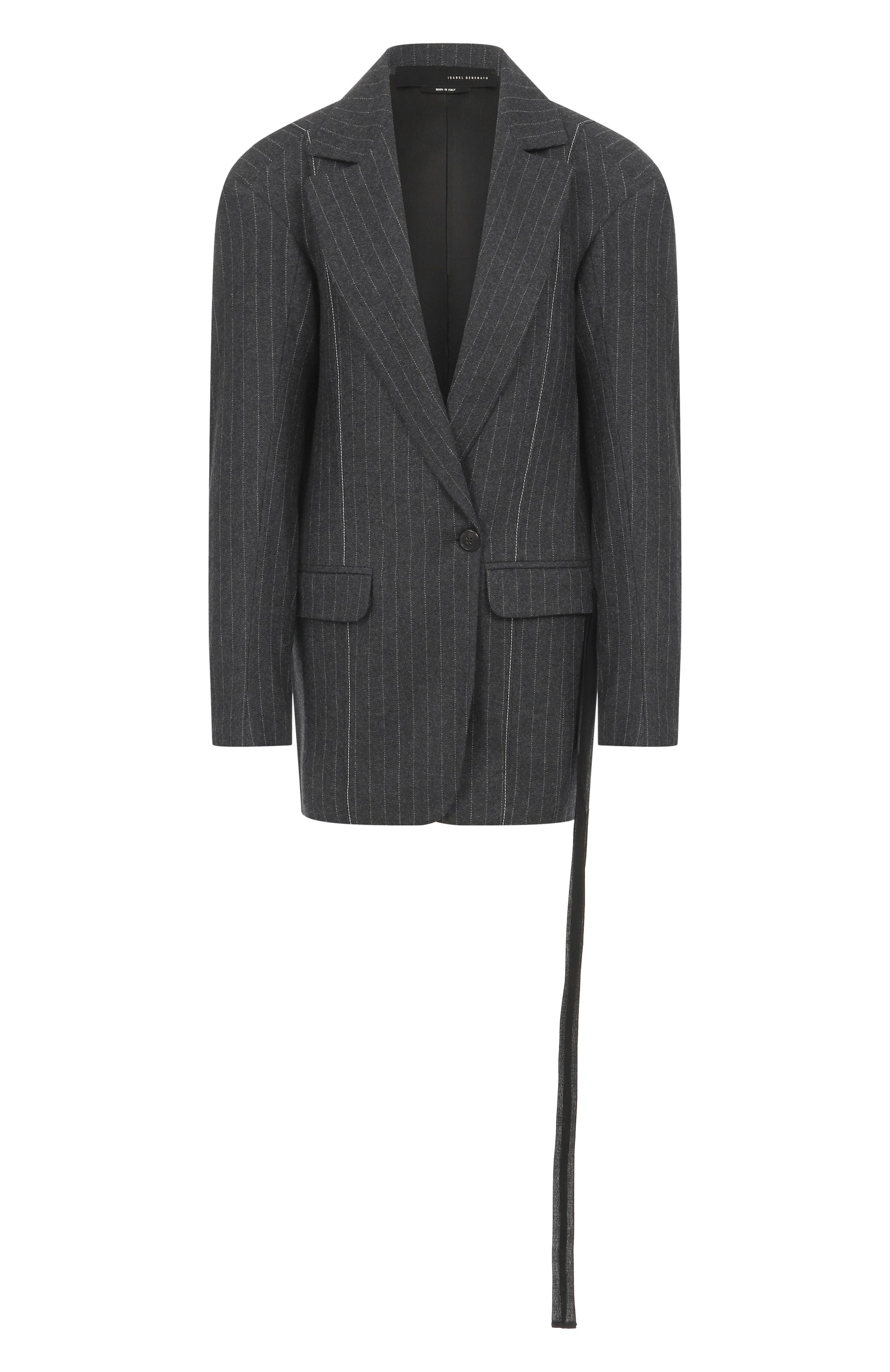 Жакет из шерсти и хлопка ISABEL BENENATO темно-серого цвета по цене 149000 руб., арт. DW410F25, фото 1 Жакет из шерсти и хлопка ISABEL BENENATO, арт. DW410F25, фото 1