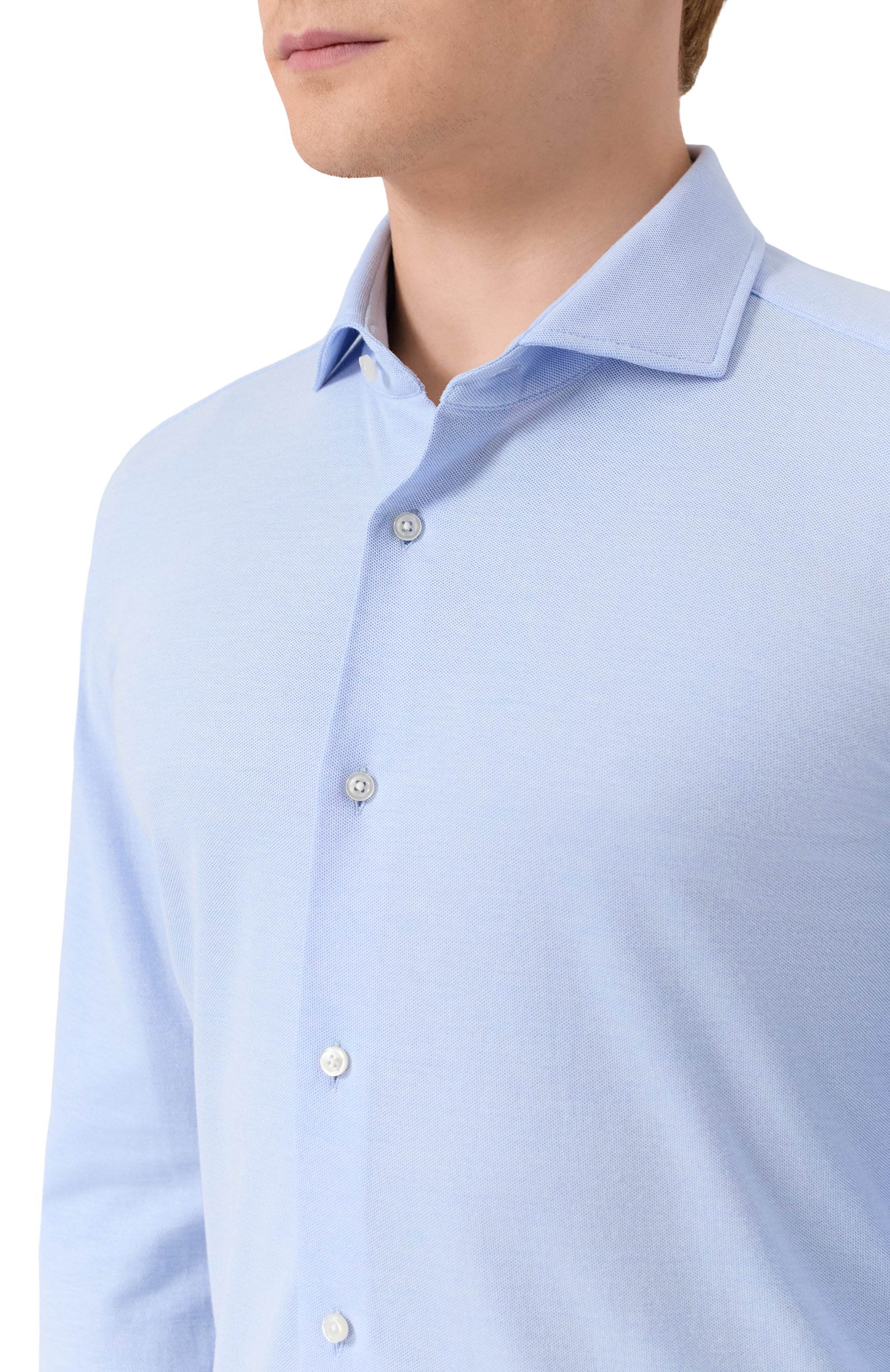 Хлопковая рубашка BOSS, арт. 50527675, фото 5