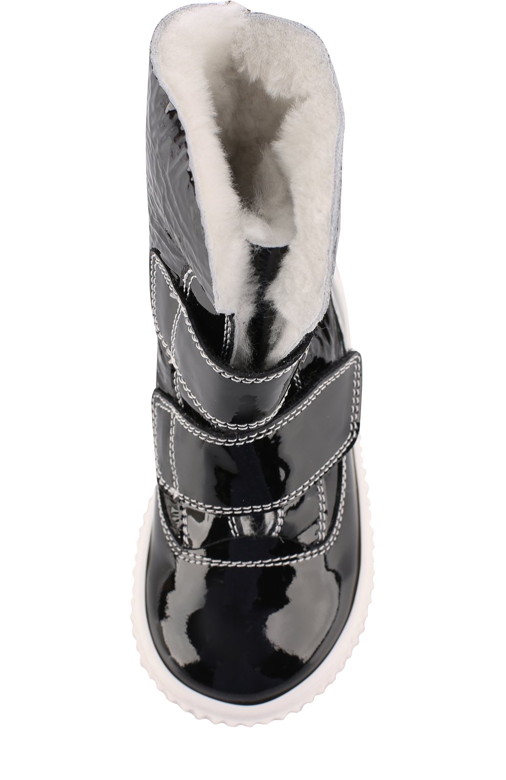 Лаковые сапоги с застежками велькро и внутренней меховой отделкой MISSOURI, арт. 2954Z/18-26, фото 4