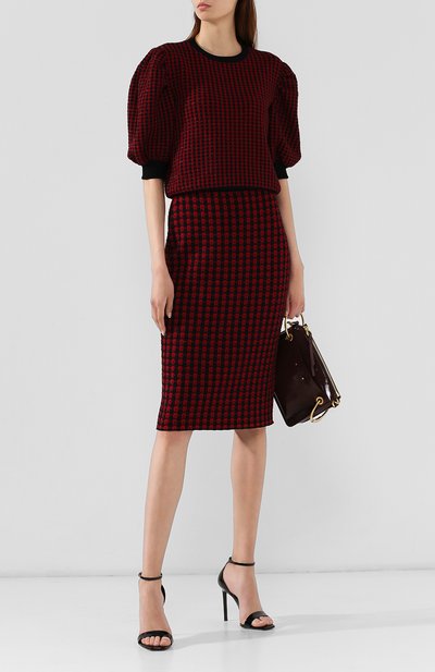 Пуловер из вискозы REDVALENTINO черного цвета по цене 29950 руб., арт. SR3KCB58/4GL, фото 2 Пуловер из вискозы REDVALENTINO, арт. SR3KCB58/4GL, фото 2