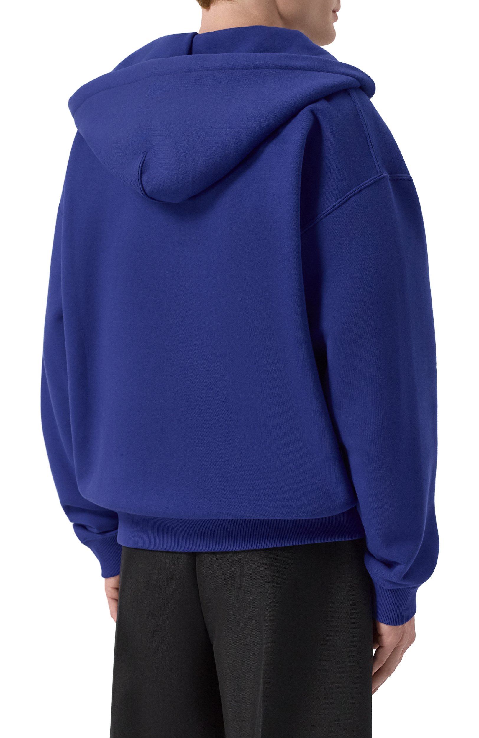 Хлопковая толстовка JIL SANDER синего цвета по цене 164500 руб., арт. J22HG0118/J20128, фото 4 Хлопковая толстовка JIL SANDER, арт. J22HG0118/J20128, фото 4